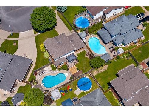 11 Alyson Court, Welland, ON - Outdoor With In Ground Pool With Deck Patio Veranda With View