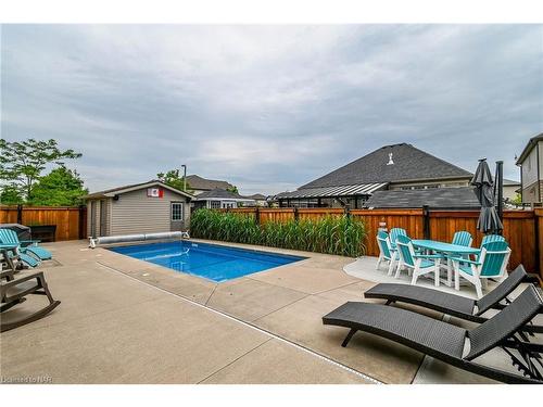356 Creekside Drive, Welland, ON - Outdoor With In Ground Pool With Deck Patio Veranda