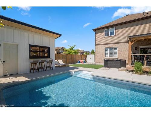 106 Spruce Crescent, Welland, ON - Outdoor With In Ground Pool With Deck Patio Veranda