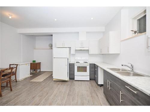 28 Merritt Street, St. Catharines, ON - Indoor Photo Showing Kitchen With Double Sink