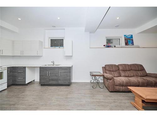 28 Merritt Street, St. Catharines, ON - Indoor Photo Showing Kitchen With Double Sink