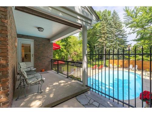 276 Mississagua Street, Niagara-On-The-Lake, ON - Outdoor With In Ground Pool With Deck Patio Veranda With Exterior
