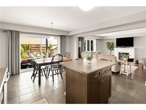 36 Silverwood Avenue, Welland, ON - Indoor Photo Showing Dining Room With Fireplace