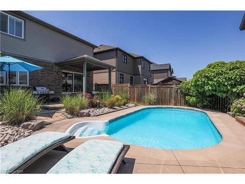 36 Silverwood Avenue, Welland, ON - Outdoor With In Ground Pool With Backyard