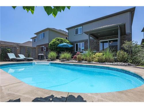 36 Silverwood Avenue, Welland, ON - Outdoor With In Ground Pool