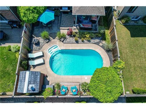 36 Silverwood Avenue, Welland, ON - Outdoor With In Ground Pool