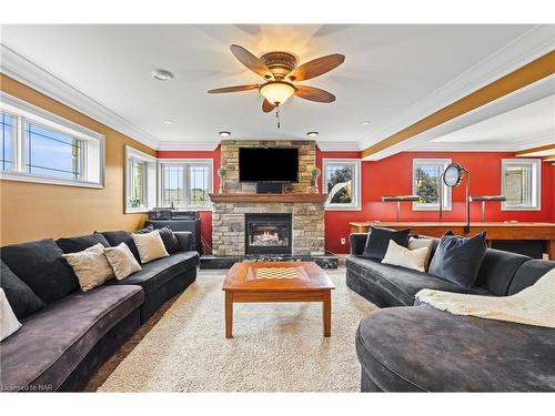63 Tanbark Road, Niagara-On-The-Lake, ON - Indoor Photo Showing Living Room With Fireplace