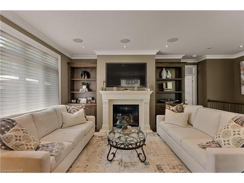 1 Tulip Tree Road, Niagara-On-The-Lake, ON - Indoor Photo Showing Living Room With Fireplace