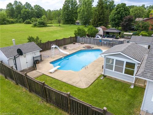 353 South Pelham Road, Welland, ON - Outdoor With In Ground Pool With Backyard