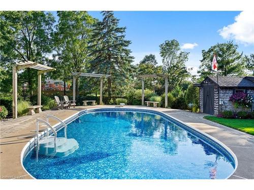 7 Thorncrest Road, Port Colborne, ON - Outdoor With In Ground Pool With Backyard