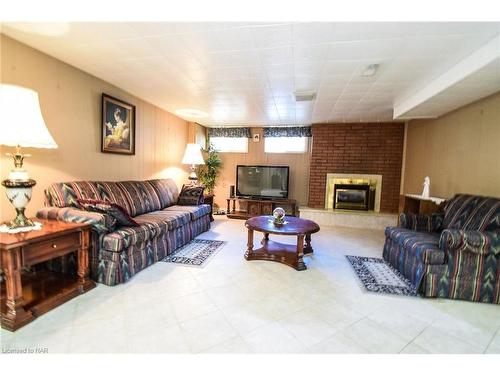 79 Kilgour Avenue, Welland, ON - Indoor Photo Showing Living Room With Fireplace