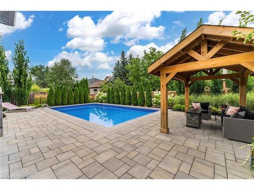 9 Angels Drive, Niagara-On-The-Lake, ON - Outdoor With In Ground Pool With Deck Patio Veranda With Backyard