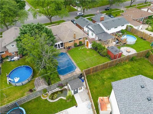 3190 Cattell Drive, Niagara Falls, ON - Outdoor With Above Ground Pool With View