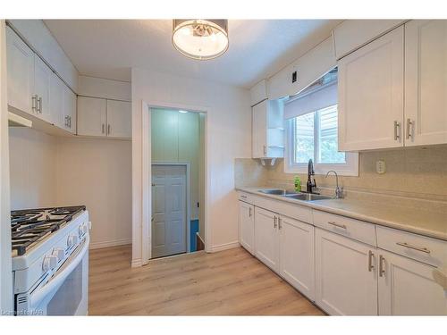 13 Janet Street, Port Colborne, ON - Indoor Photo Showing Kitchen With Double Sink