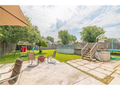 13 Janet Street, Port Colborne, ON - Outdoor With Above Ground Pool With Backyard