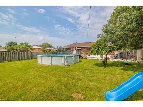 13 Janet Street, Port Colborne, ON - Outdoor With Above Ground Pool With Backyard