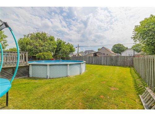 13 Janet Street, Port Colborne, ON - Outdoor With Above Ground Pool With Backyard