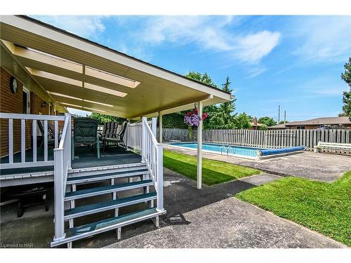 29 Bishops Road, St. Catharines, ON - Outdoor With In Ground Pool With Deck Patio Veranda