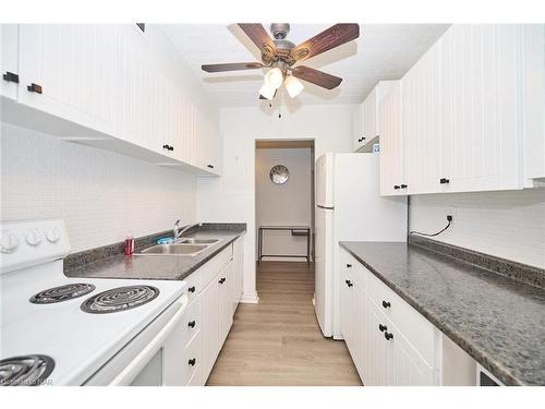 201-196 Scott Street, St. Catharines, ON - Indoor Photo Showing Kitchen With Double Sink