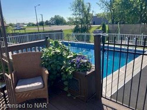 49 St George Street, Welland, ON - Outdoor With In Ground Pool With Balcony With Deck Patio Veranda