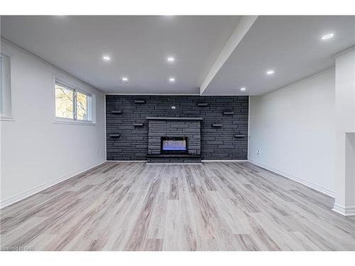 Lower-22 Chantler Road, Welland, ON - Indoor With Fireplace