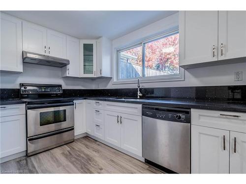 Lower-22 Chantler Road, Welland, ON - Indoor Photo Showing Kitchen With Double Sink