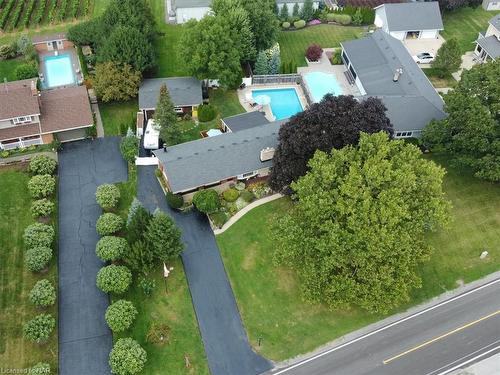 1042 Lakeshore Road W, St. Catharines, ON - Outdoor With In Ground Pool With View