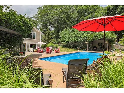 14443 Niagara River Parkway, Niagara-On-The-Lake, ON - Outdoor With In Ground Pool With Backyard