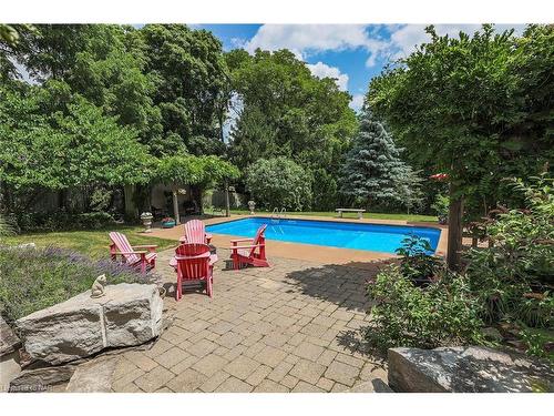 14443 Niagara River Parkway, Niagara-On-The-Lake, ON - Outdoor With In Ground Pool With Backyard