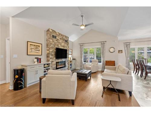 8943 Black Forest Crescent, Niagara Falls, ON - Indoor Photo Showing Living Room With Fireplace