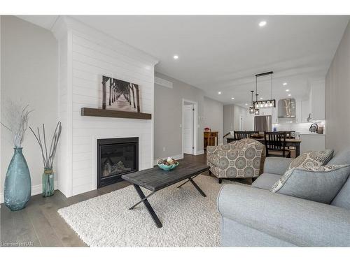 740 Clarence Street, Port Colborne, ON - Indoor Photo Showing Living Room With Fireplace