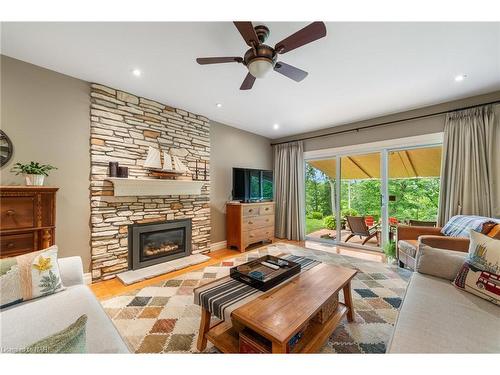 240 Riverview Boulevard, St. Catharines, ON - Indoor Photo Showing Living Room With Fireplace