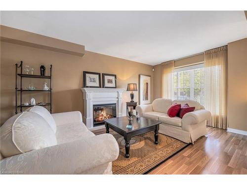 56 Chicory Crescent, St. Catharines, ON - Indoor Photo Showing Living Room With Fireplace