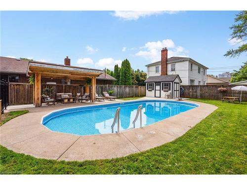 20 Edgedale Road, St. Catharines, ON - Outdoor With In Ground Pool With Deck Patio Veranda With Backyard