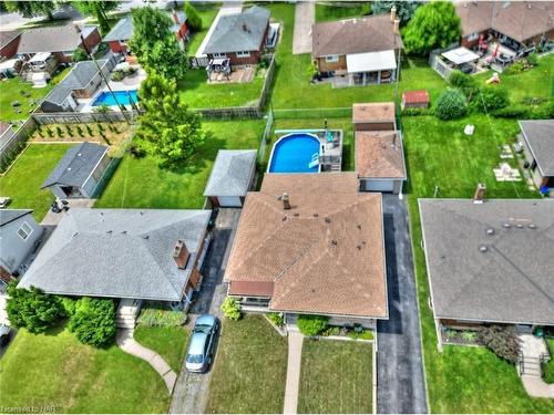 41 Parkdale Drive, Thorold, ON - Outdoor With Above Ground Pool With View