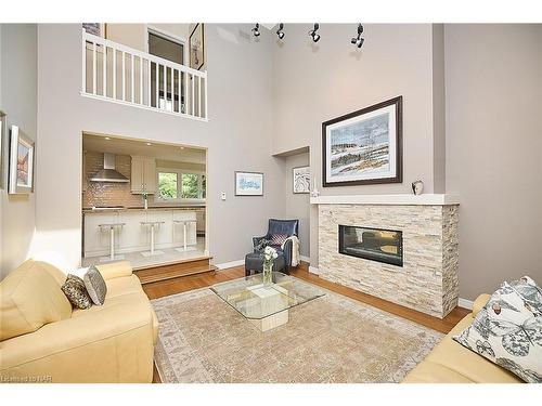 13 Oak Drive, Niagara-On-The-Lake, ON - Indoor Photo Showing Living Room With Fireplace