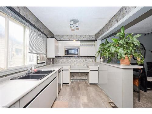 84 Merritt Street, St. Catharines, ON - Indoor Photo Showing Kitchen With Double Sink