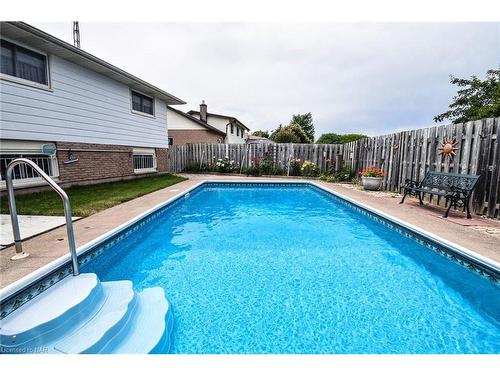 77 Sherman Drive, St. Catharines, ON - Outdoor With In Ground Pool With Deck Patio Veranda With Backyard