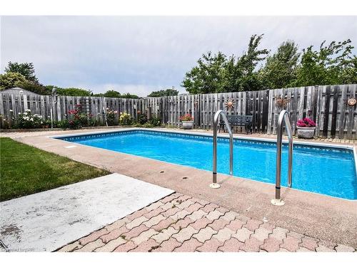 77 Sherman Drive, St. Catharines, ON - Outdoor With In Ground Pool With Deck Patio Veranda With Backyard