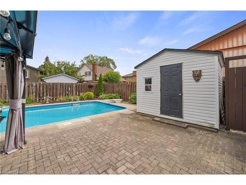 22 Sherman Drive, St. Catharines, ON - Outdoor With In Ground Pool With Exterior