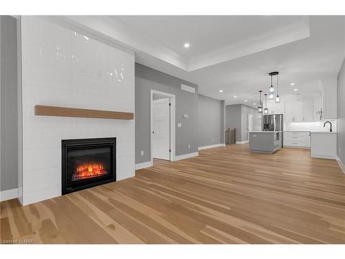 265 Lancaster Drive, Port Colborne, ON - Indoor Photo Showing Living Room With Fireplace