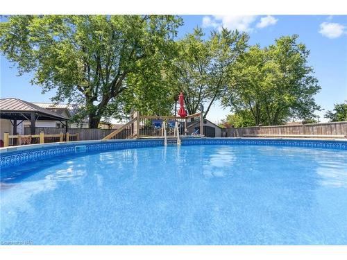 193 Queen Street, Port Colborne, ON - Outdoor With Above Ground Pool With Backyard