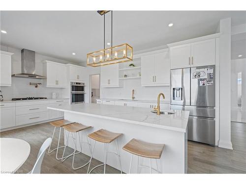 24 Sparkle Drive, Thorold, ON - Indoor Photo Showing Kitchen With Stainless Steel Kitchen With Upgraded Kitchen