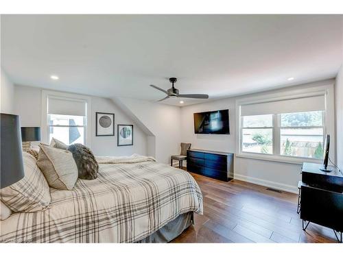 6611 Culp Street, Niagara Falls, ON - Indoor Photo Showing Bedroom With Fireplace