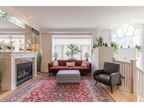 60 Burnaby Boulevard, Toronto, ON - Indoor Photo Showing Living Room With Fireplace