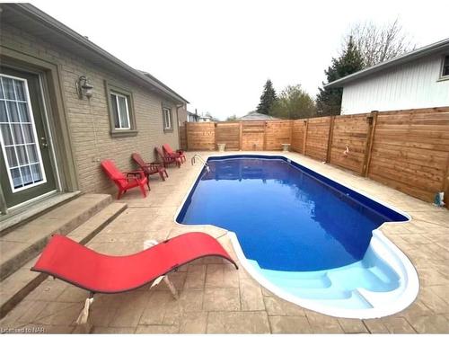 4956 Dorchester Road, Niagara Falls, ON - Outdoor With In Ground Pool With Deck Patio Veranda