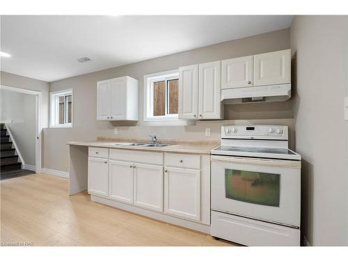 1 Thornton Street, St. Catharines, ON - Indoor Photo Showing Kitchen With Double Sink