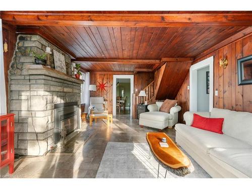 768 Bernard Avenue, Ridgeway, ON -  Photo Showing Living Room With Fireplace