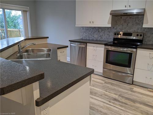 55 Leeper Street, St. Catharines, ON - Indoor Photo Showing Kitchen With Double Sink