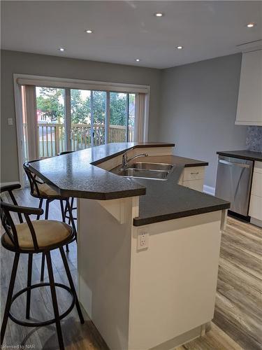 55 Leeper Street, St. Catharines, ON - Indoor Photo Showing Kitchen With Double Sink